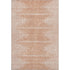 8' X 10' Salmon And Ivory Abstract Washable Area Rug With UV Protection