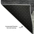 5' X 8' Charcoal Gold And Brown Geometric Washable Area Rug With UV Protection