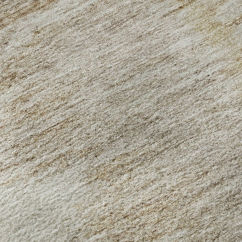 5' X 8' Brown Ivory And Gray Woodland Lodge Washable Area Rug With UV Protection