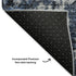 9' X 12' Blue And Ivory Oriental Washable Area Rug With UV Protection