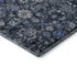 9' X 12' Blue And Ivory Oriental Washable Area Rug With UV Protection
