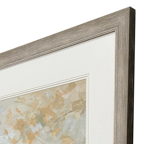 Illuminated Landscape III Distressed Silver Framed Wall Art