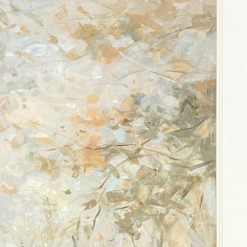 Illuminated Landscape III Distressed Silver Framed Wall Art