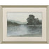 Lake at Twilight II Silver Framed Wall Art