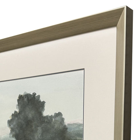 Lake at Twilight II Silver Framed Wall Art