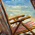 Beach Vibe Distressed White Framed Wall Art