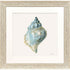 Coastal Bliss IV Distressed White Framed Wall Art