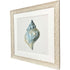 Coastal Bliss IV Distressed White Framed Wall Art