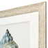 Coastal Bliss IV Distressed White Framed Wall Art