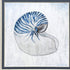 Set Of Two Azure Shell White Framed Wall Art