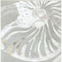 Set Of Two Nautilus Shell Distressed White Framed Wall Art
