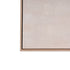 Oceana Bay Hand Painted Brown Floater Frame Wall Art