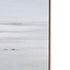 Oceana Bay Hand Painted Brown Floater Frame Wall Art
