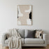 Cadenza Hand Painted Brown Floater Frame Wall Art