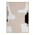 Cadenza Hand Painted Brown Floater Frame Wall Art