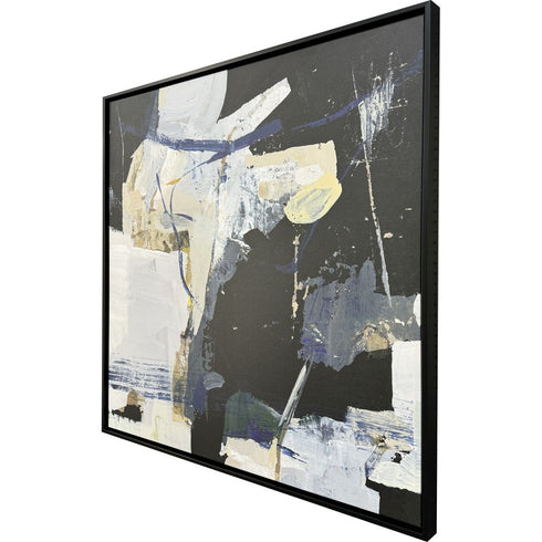 Blue in the Mouth Black Framed Wall Art