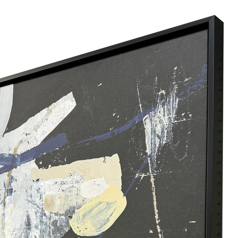 Blue in the Mouth Black Framed Wall Art