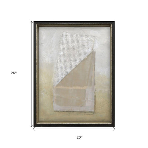 Ochre Folio I Black Framed Wall Art