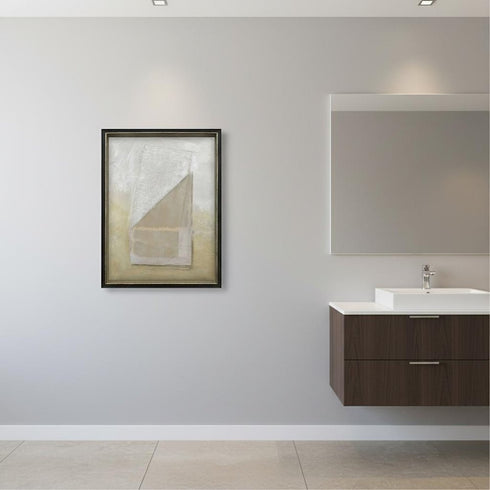 Ochre Folio I Black Framed Wall Art