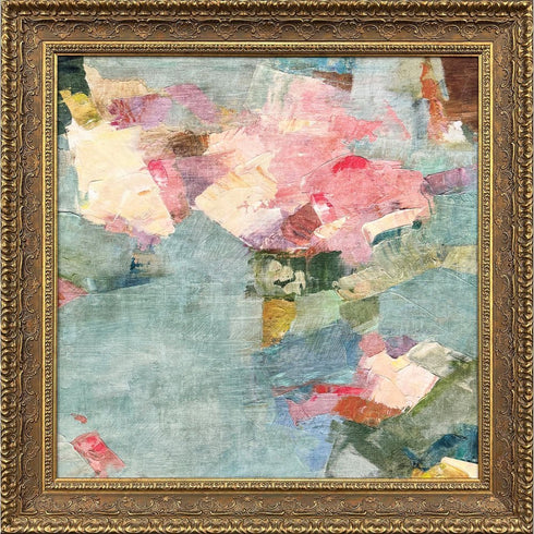 Snap Dragon Gold Framed Wall Art