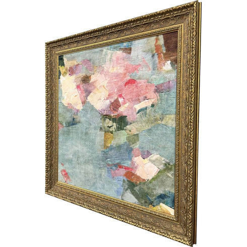 Snap Dragon Gold Framed Wall Art