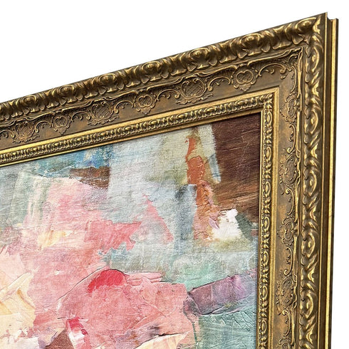 Snap Dragon Gold Framed Wall Art