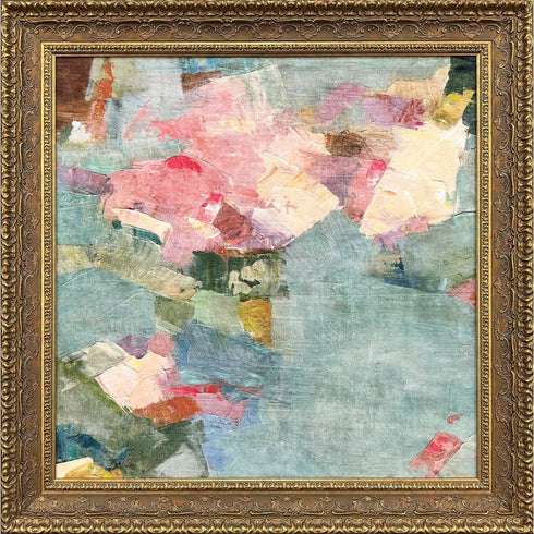 Snap Dragon Gold Framed Wall Art
