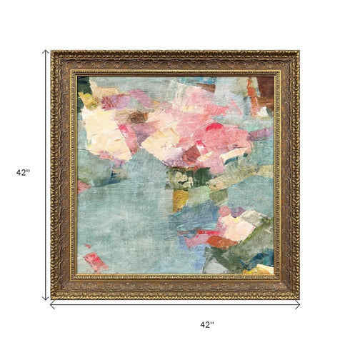 Snap Dragon Gold Framed Wall Art
