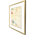 Pastel River Rock I Distressed Gold Framed Wall Art