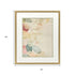 Pastel River Rock I Distressed Gold Framed Wall Art