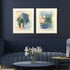 Set Of Two Palette Map II Silver Framed Wall Art