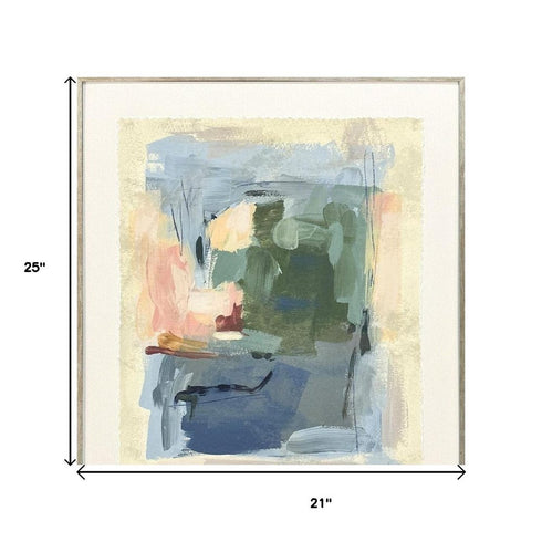 Set Of Two Palette Map II Silver Framed Wall Art