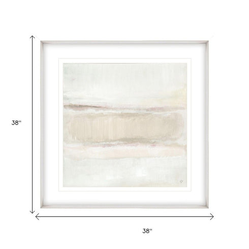 Restful Landscape II White Framed Wall Art