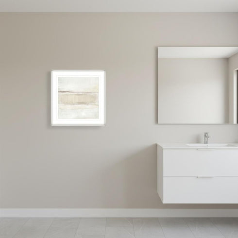 Restful Landscape II White Framed Wall Art