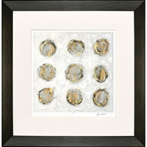 Ennead II Brown Framed Wall Art