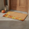 24" X 36" Brown And Natural Fall Leaves Outdoor Coir Door Mat