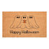 24" X 36" Black And Natural Halloween Halloween Happy Halloween Outdoor Coir Door Mat