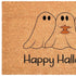 24" X 36" Black And Natural Halloween Halloween Happy Halloween Outdoor Coir Door Mat