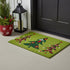 17" X 29" Green And Red Christmas Trees Outdoor Coir Door Mat