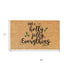 17" X 29" Brown Black And Green Christmas Outdoor Coir Door Mat