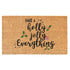 17" X 29" Brown Black And Green Christmas Outdoor Coir Door Mat
