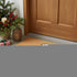 17" X 29" Natural And White Coir Snowman Outdoor Christmas Door Mat