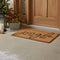 24" X 36" Brown And Black Christmas Outdoor Coir Door Mat