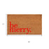 17" X 29" Brown And Red Christmas Outdoor Coir Door Mat