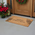 24" X 36" Brown And Black Merry Christmas Outdoor Coir Door Mat