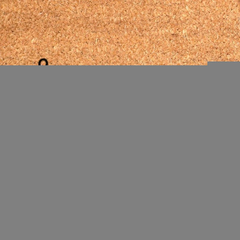 24" X 36" Brown And Black Christmas Merry Christmas Outdoor Coir Door Mat