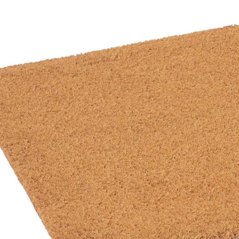 24" X 36" Brown And Black Christmas Outdoor Coir Door Mat