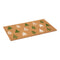 17" X 29" Brown Green And White Christmas Trees Outdoor Coir Door Mat