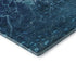 9' X 12' Navy Blue And Ivory Abstract Washable Area Rug With UV Protection