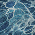 9' X 12' Navy Blue And Ivory Abstract Washable Area Rug With UV Protection